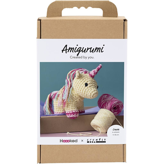 Sada na háčkování jednorožec Amigurumi