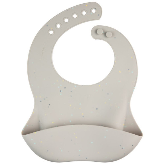 Silikonový bryndák s kapsou Dots Canpol babies
