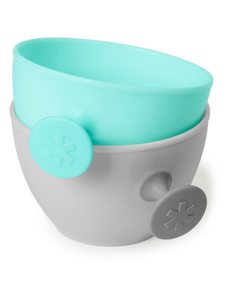 Set jídelní s hrníčkem 5 ks Easy-Feed Mealtime Set Teal/Grey Skip Hop