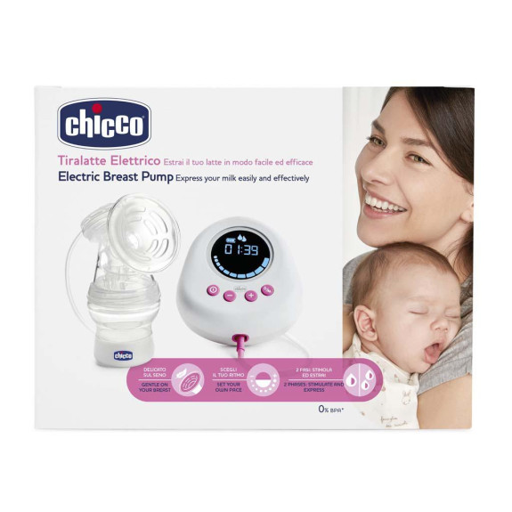 Odsávačka mateřského mléka elektrická Single pink Chicco