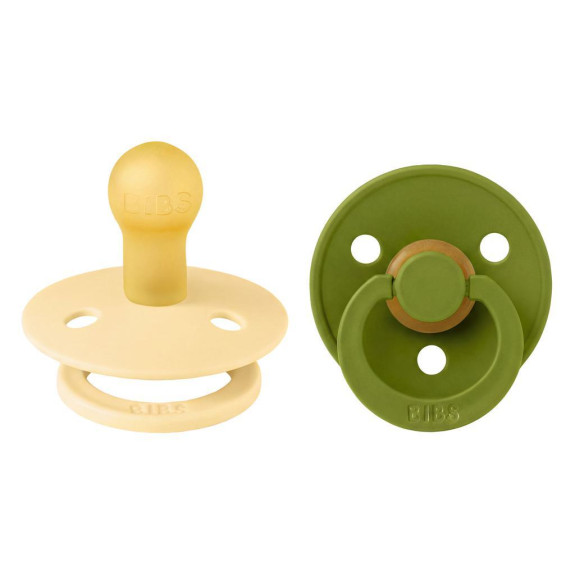 Dudlíky kaučuk 2 ks 0-6 měsíců Colour Bibs