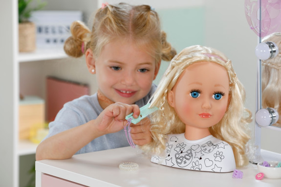 Kreativní česací hlava Baby born