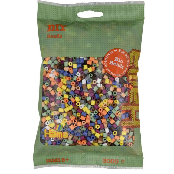 Zažehlovací korálky BIO mix 3000ks 191-197 Hama