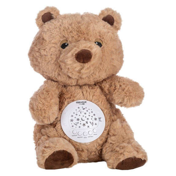 Free2Play Usínáček s hudbou a světelnou projekcí Teddy Bear FreeON