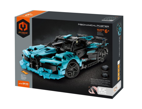 Stavebnice iM.MASTER programovací auto RC plast 2,4GHz 439 dílků na baterie