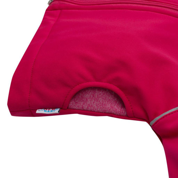 Softshellová kojenecká bundička New Baby Růžová