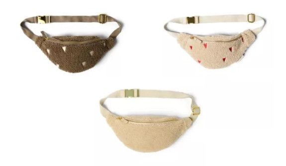 Teddy Hearts Mini Fanny pack - ledvinka Studio Noos