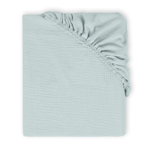 Mušelínové prostěradlo s gumou 60 x 120 cm BabyMatex
