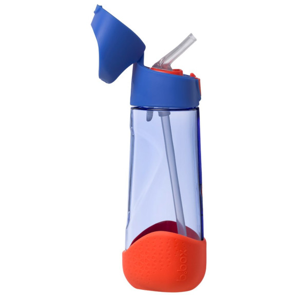 Láhev na pití s brčkem 600 ml Superman B.Box