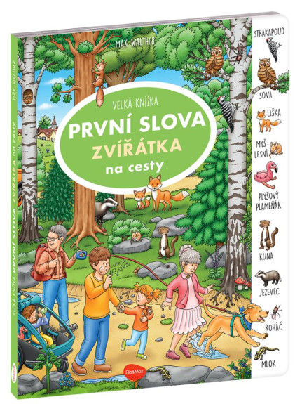 Na cesty – Velká knížka zvířátka – první slova