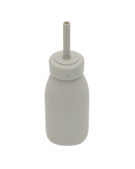 Láhev s brčkem Platinum Silicone KikkaBoo