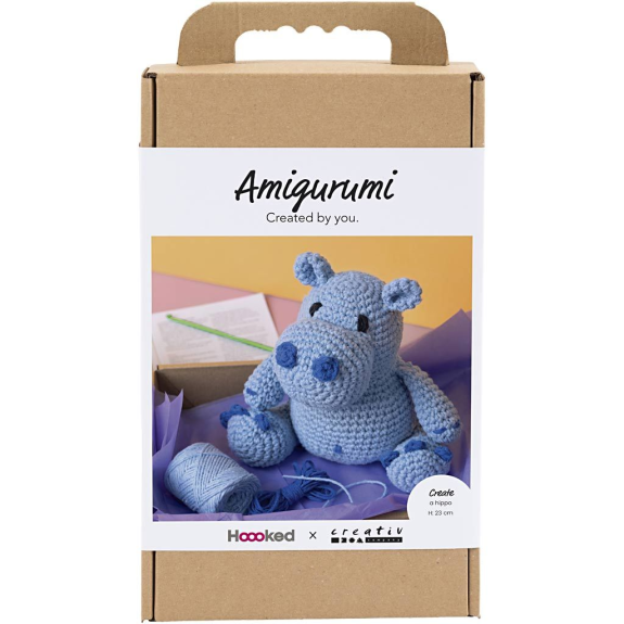 Sada na háčkování hroch Amigurumi