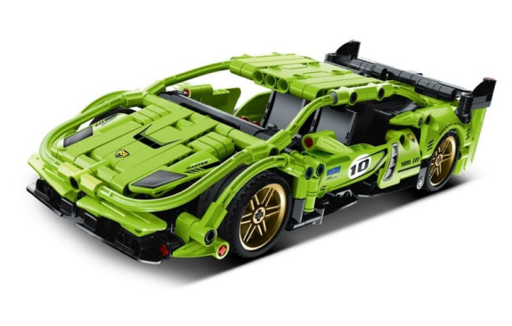 Stavebnice auto sportovní na zpětné natažení 457 dílků iM.Master