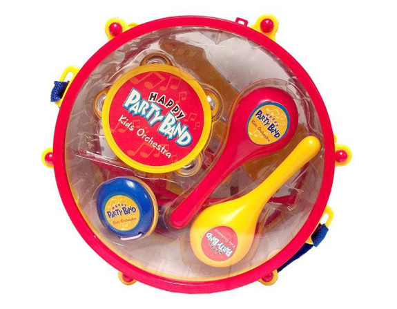 Buben s nástroji