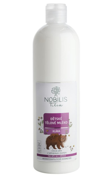 Dětské tělové mléko Klára 500 ml Nobilis Tilia