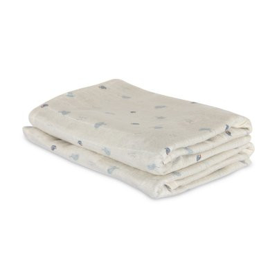 Mušelínové pleny z bambusu 60x60 cm Josefine 2 ks Nuuroo 