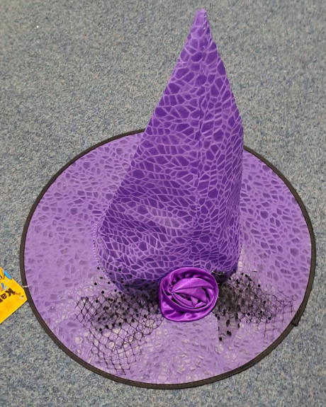 Set karneval - čarodějnický klobouk