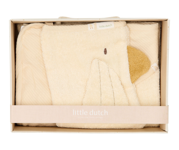 Dárková sada s osuškou Husa Newborn Naturals Little Dutch