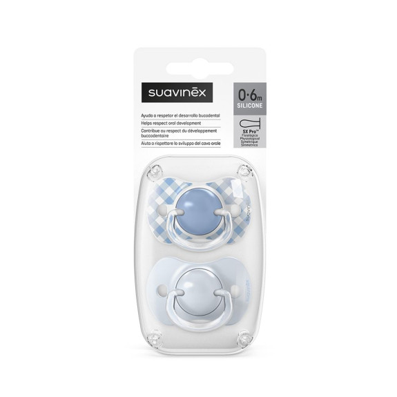 Dudlík SX Pro fyziologický Wild & Free 0/6 m 2 ks Suavinex