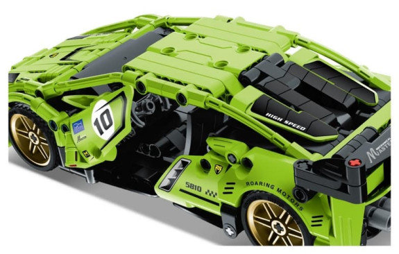 Stavebnice auto sportovní na zpětné natažení 457 dílků iM.Master
