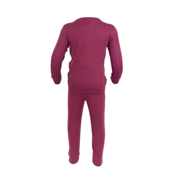 Dívčí funkční rychleschnoucí prádlo - set triko a kalhoty fuchsia Pidilidi