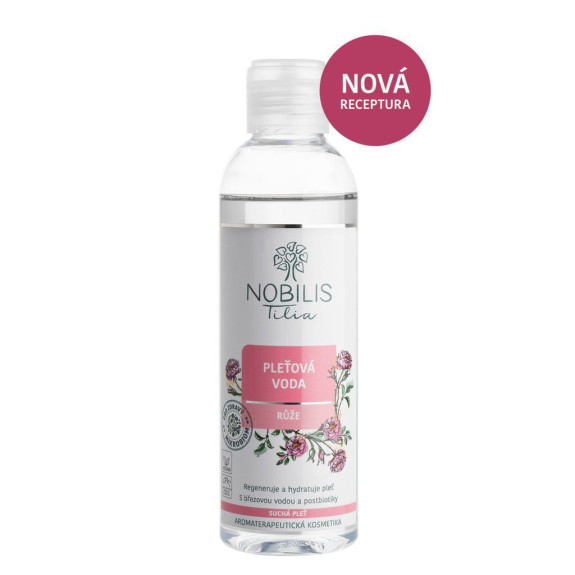 Pleťová voda Růže 200 ml Nobilis