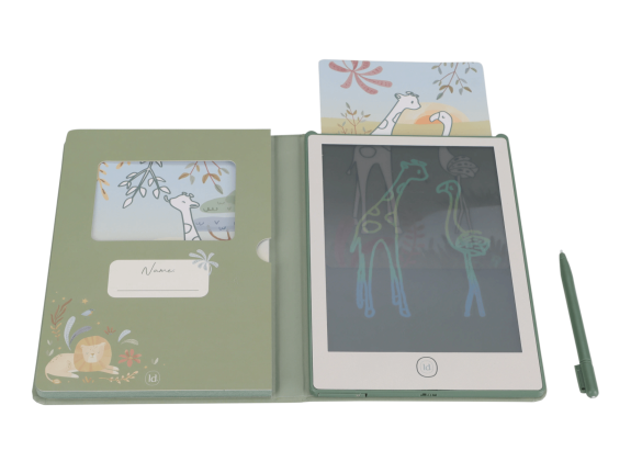 Kreslicí tablet Green Safari Friends Little Dutch