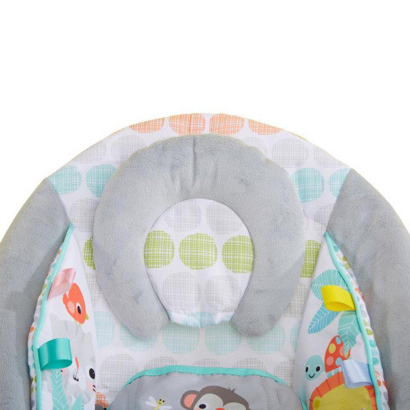 Lehátko vibrující s melodií Whimsical Wild 0 m+ do 9 kg 2019 Bright Starts