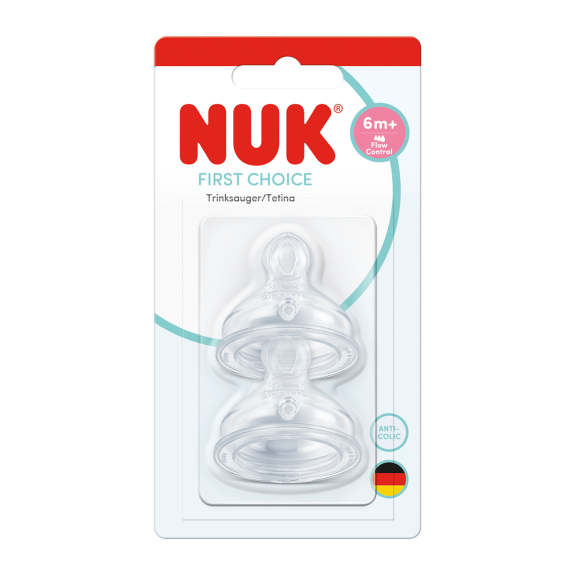 First Choice savička Flow Control (6+m) 2 ks Nuk