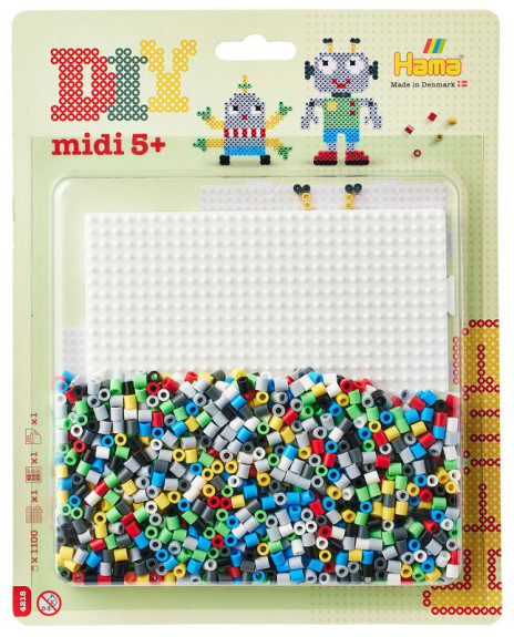 Korálkový set Roboti Midi