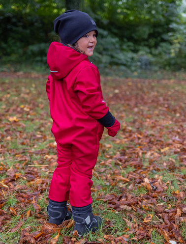 Rostoucí zimní softshellová kombinéza Lamb Red Esito