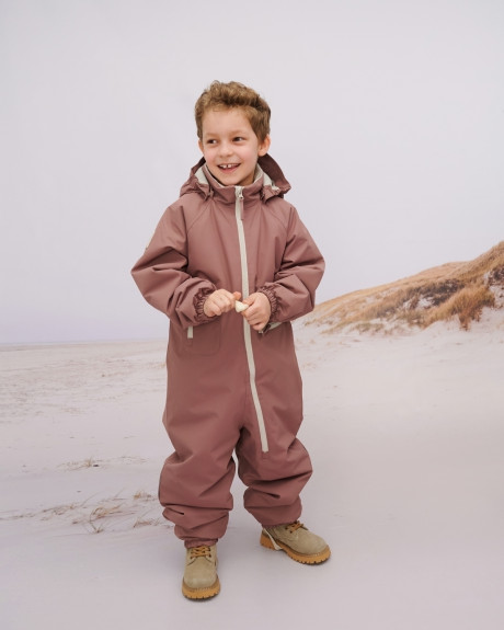 Přechodová kombinéza Ulli Pink Clay Leokid