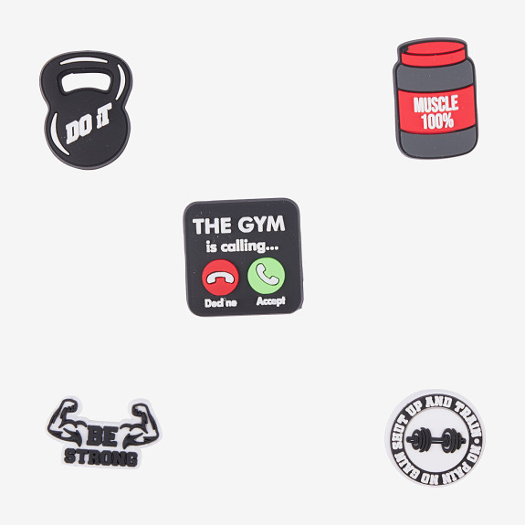 Amulety - ozdoby na boty Amuletz No pain, no gain mix Coqui