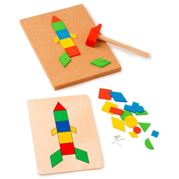 Toys for life - Zatloukání geometrických tvarů