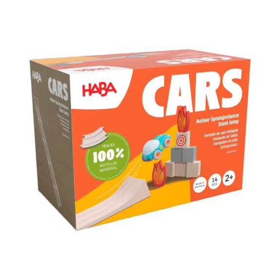 Kaskadérské auto s odrazovou rampou Cars Haba
