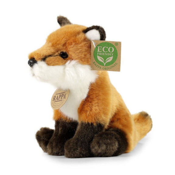 Plyšová liška sedící 18 cm Eco-Friendly Rappa