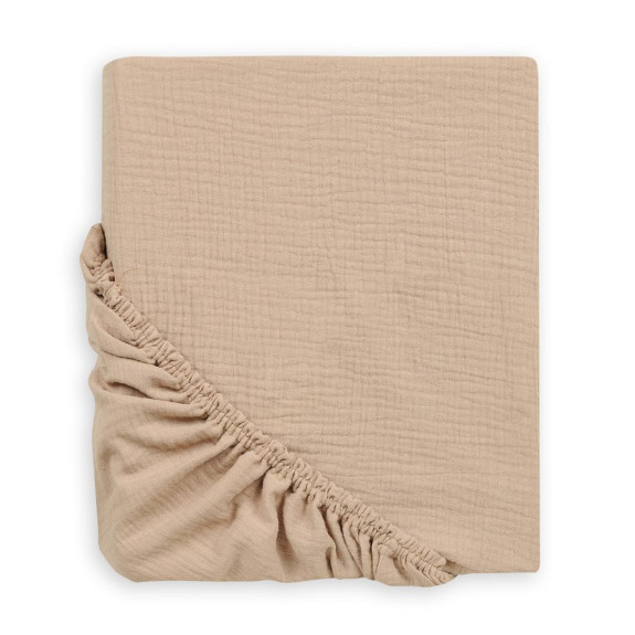 Mušelínové prostěradlo s gumou 60 x 120 cm BabyMatex