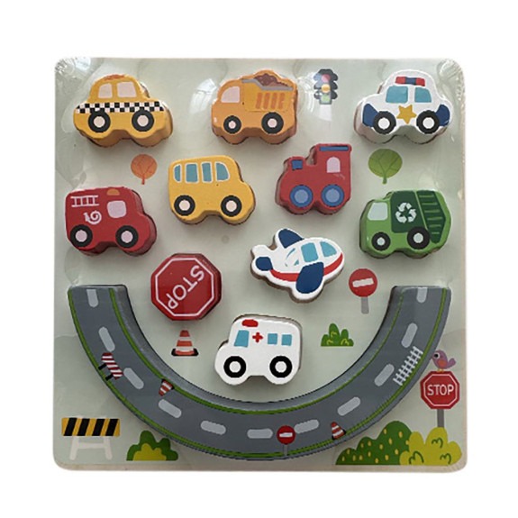 Balanční puzzle City 2 v 1 2Kids Toys