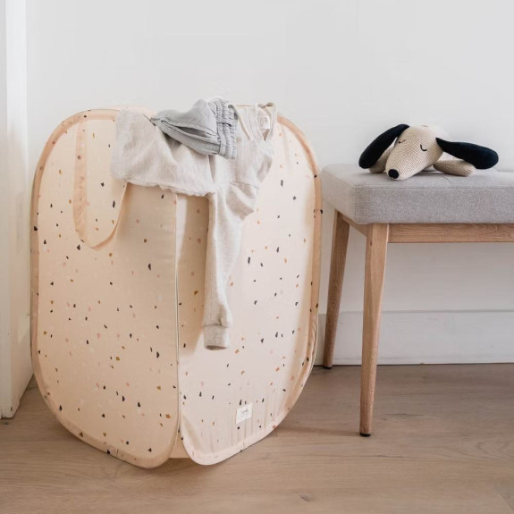 Skládací úložný koš Recycled Terrazzo Beige 3 SPROUTS