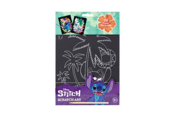 Vyškrabávací obrázky Stitch 2 ks