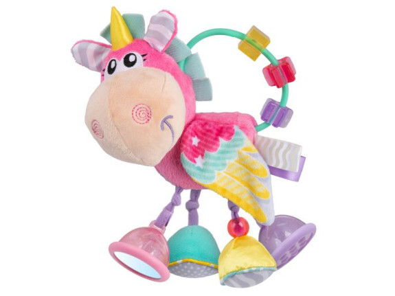 Chrastítko jednorožec růžový Playgro