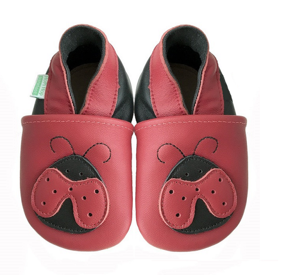 Kožené capáčky Barefoot Vel. M (6-12 měs.) Hopi Hop