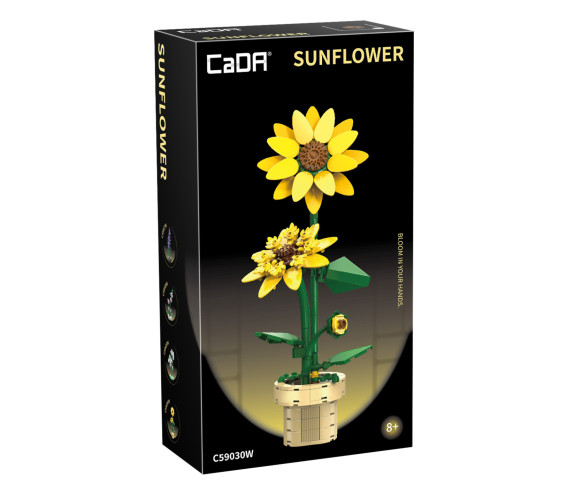 Stavebnice Sunflower 27,4 cm Cada
