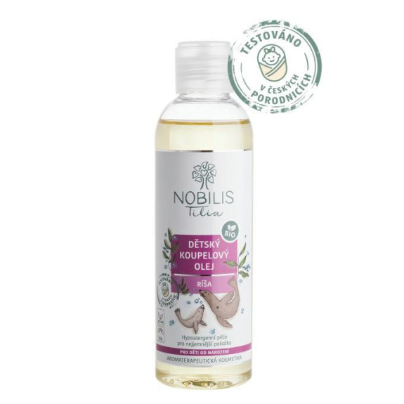 Dětský koupelový olej Ríša 200 ml Nobilis Tilia