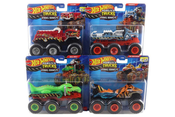 Hot Wheels Monster trucks náklaďáčky 1:64