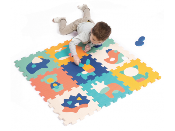 Puzzle pěnové 90 x 90 cm Zvířátka