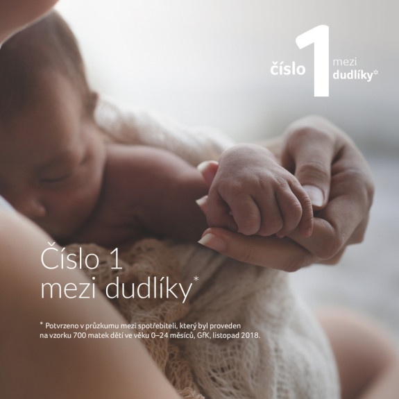 Mini dudlík silikonový dynamický Petit Marin 0-2 m, 2 ks kluk Lovi