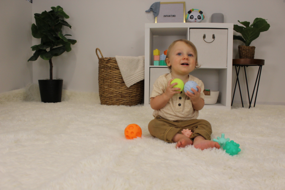 Míčky s texturami Super Soft 6 ks Infantino
