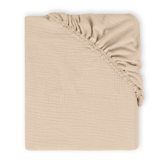 Mušelínové prostěradlo s gumou 60 x 120 cm BabyMatex