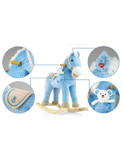 Houpací koník s melodií Milly Mally Pony Gray Dot